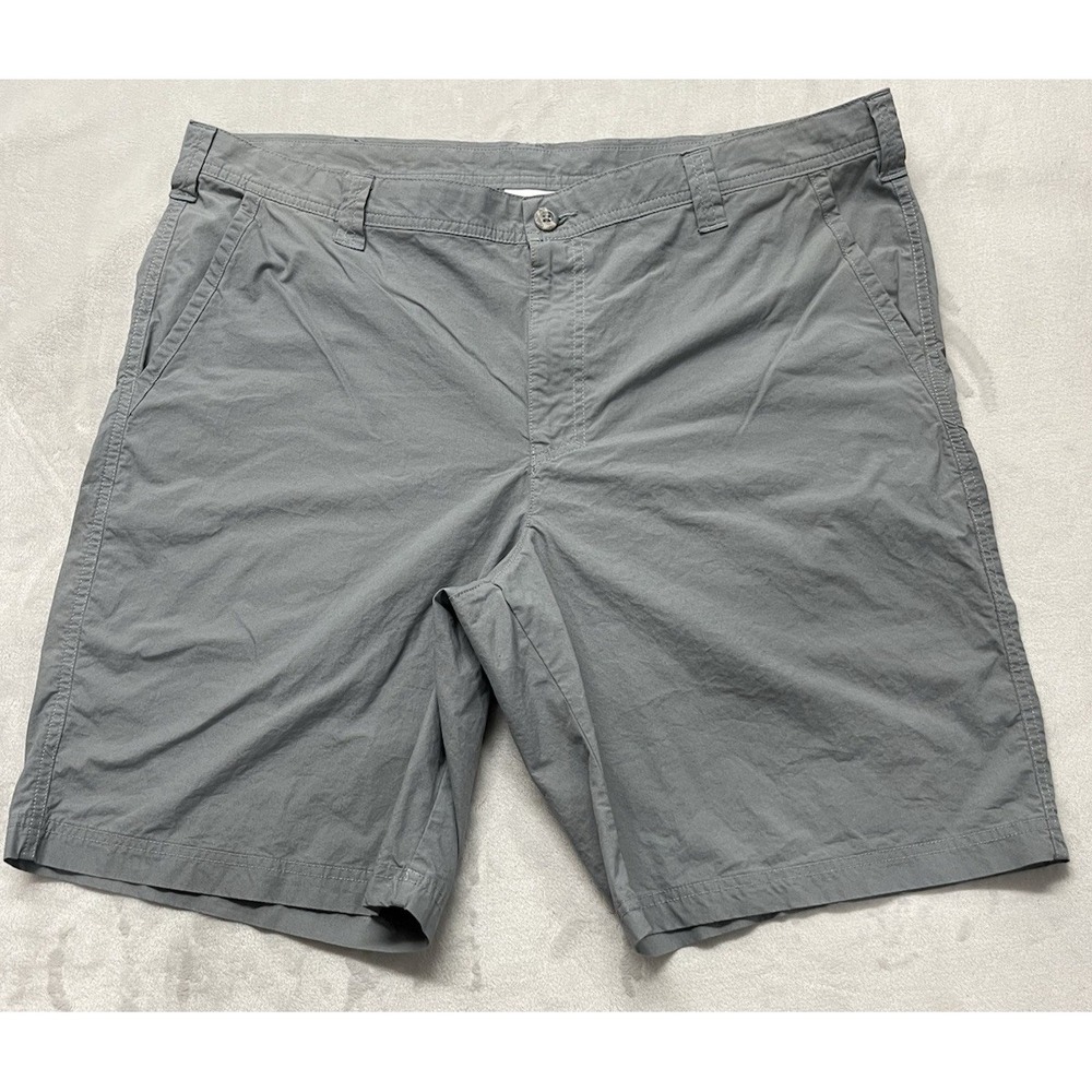 Columbia Washed Out Short Men 40 Gray Regular Fit Pockets 10'' Inseam Outdoor